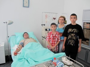 3. with family during harvesting