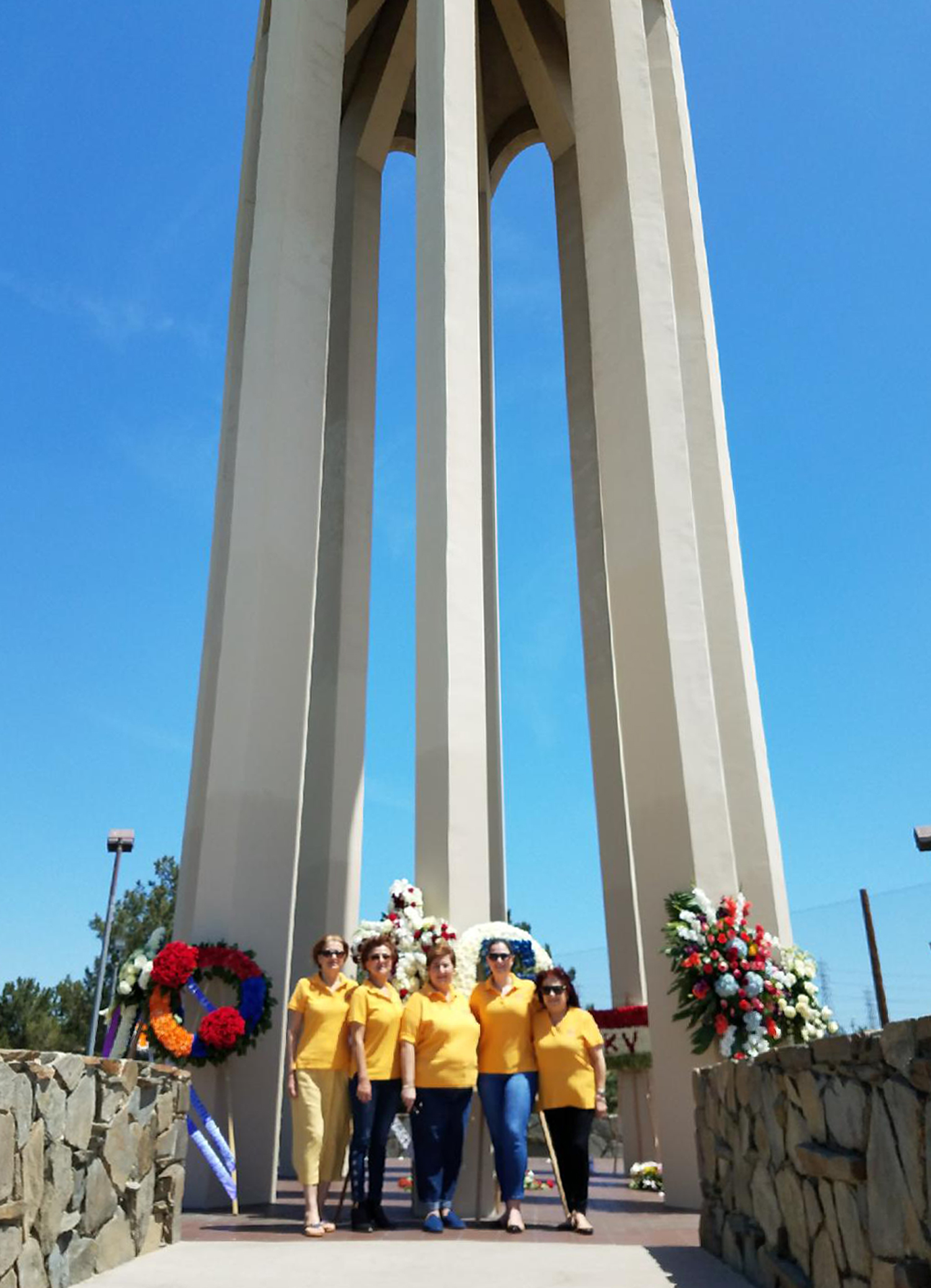 ABMDR Team in Front of Montebello Monument