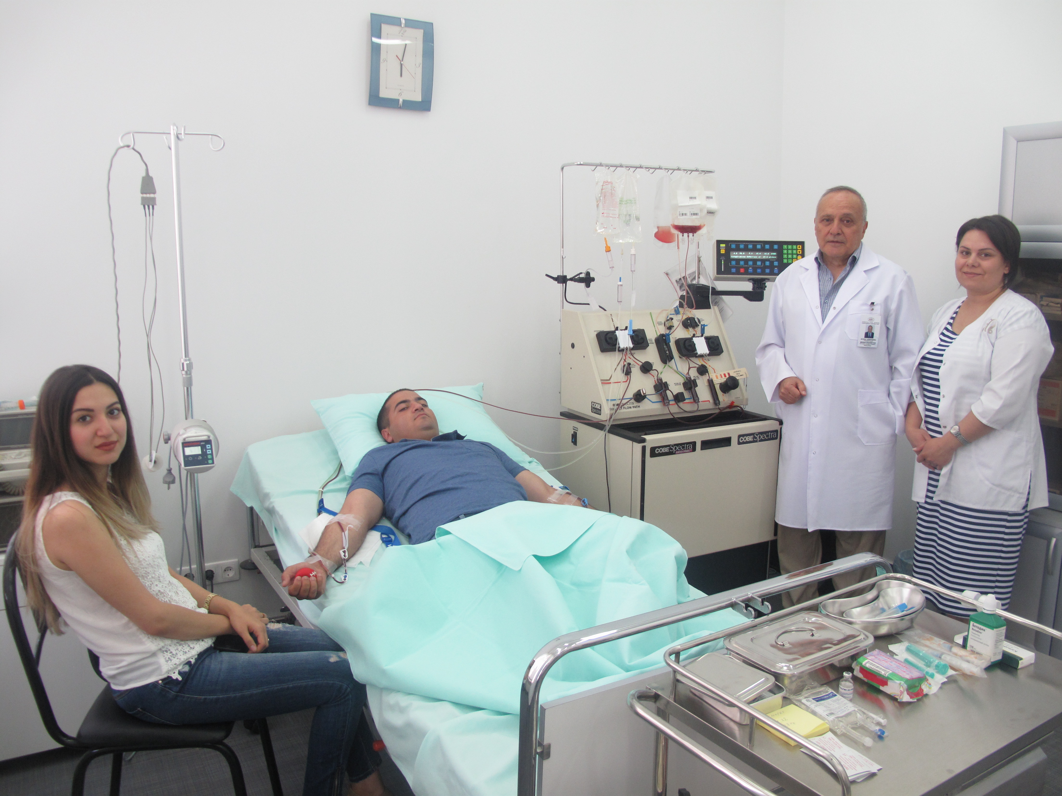 2. with Dr Nazaretyan and nurse Knarik